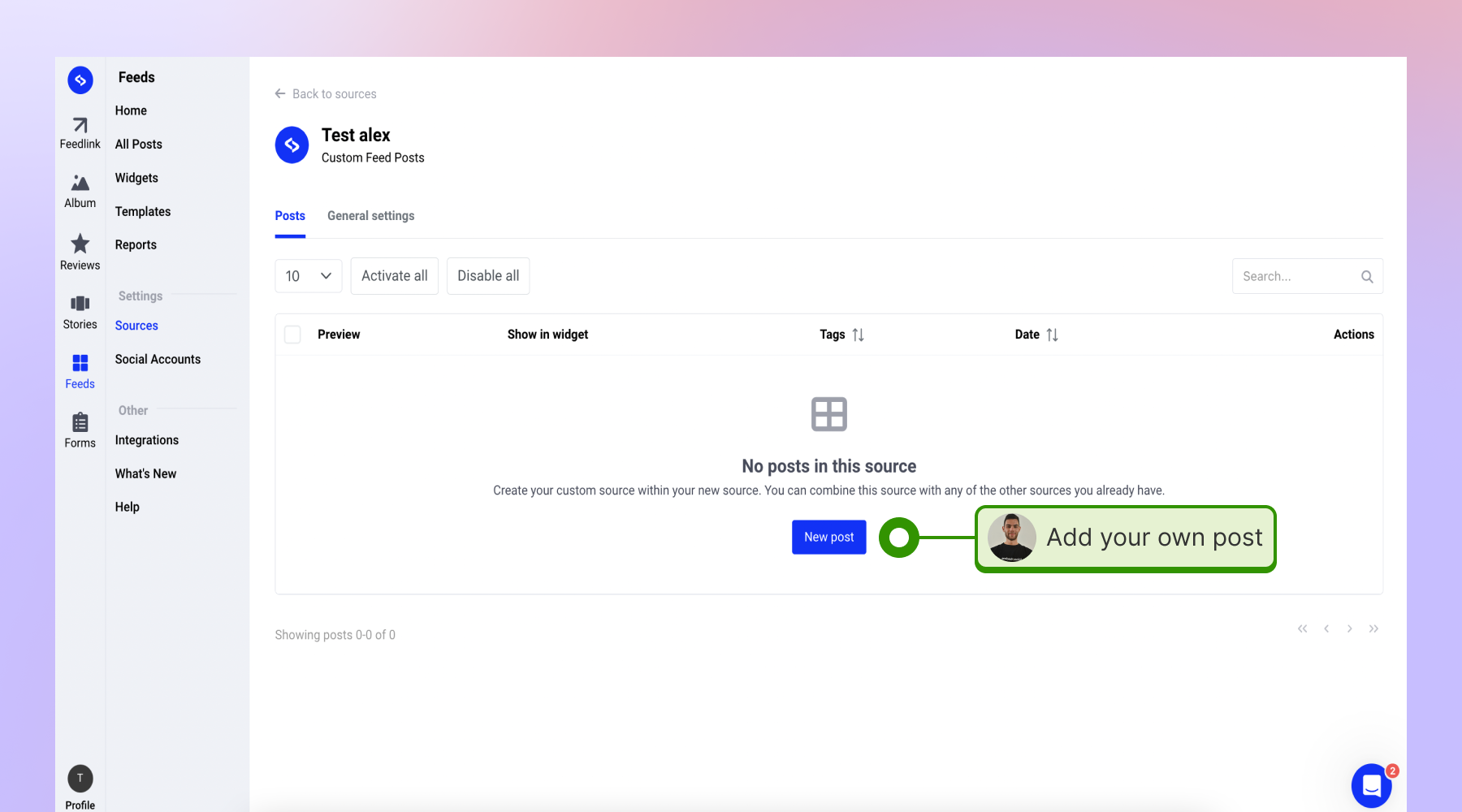Add a post
