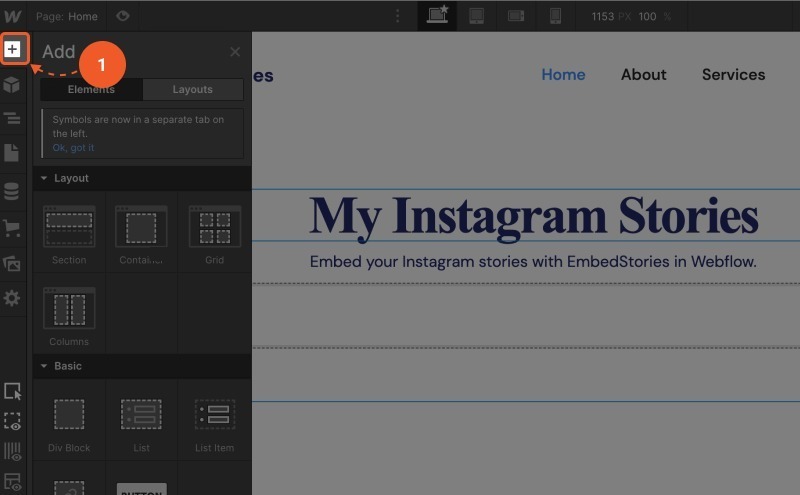 Adding an Element