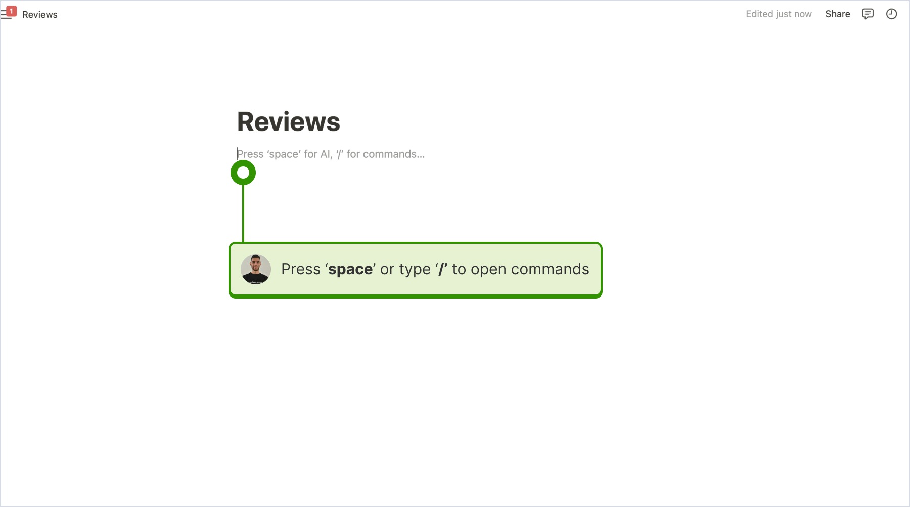 pressing / on the keyboard