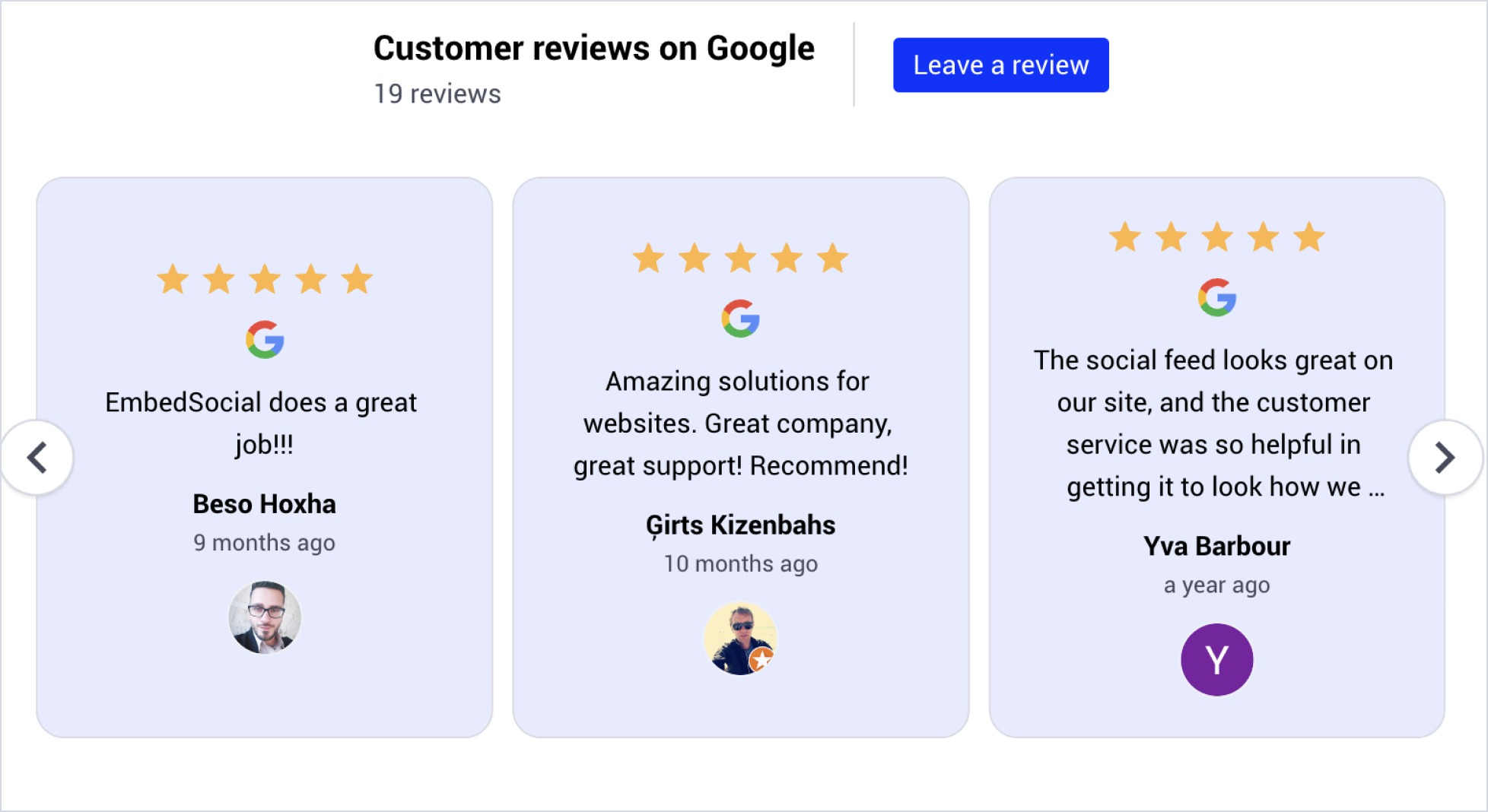 example widget