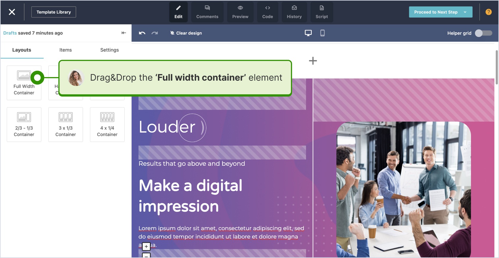 adding a container