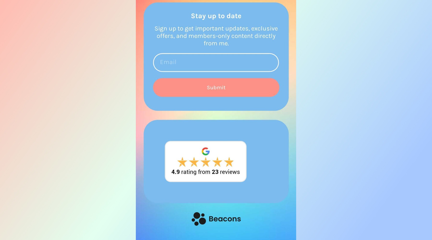 example of EmbedSocial widget
